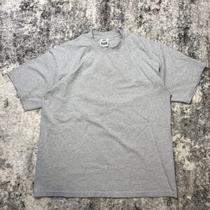 Pro Club Heavy Weight Mens XL Gray Short Sleeve T-Shirt Crew Neck Heather Gray